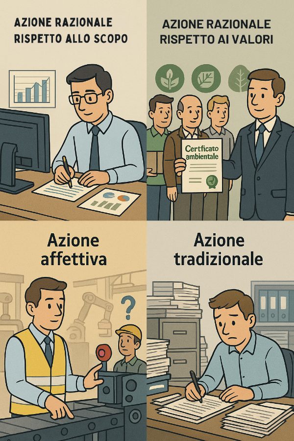 Le 4 azioni di Weber nei sistemi di gestion