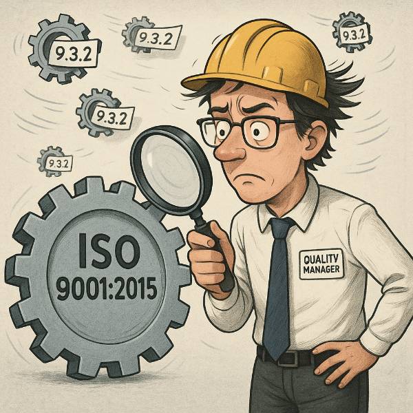 Siete sicuri di conoscere bene ogni aspetto del punto 9.3.2 della ISO 9001? Vi facciamo qualche domanda un po' ostica...provate a rispondere!