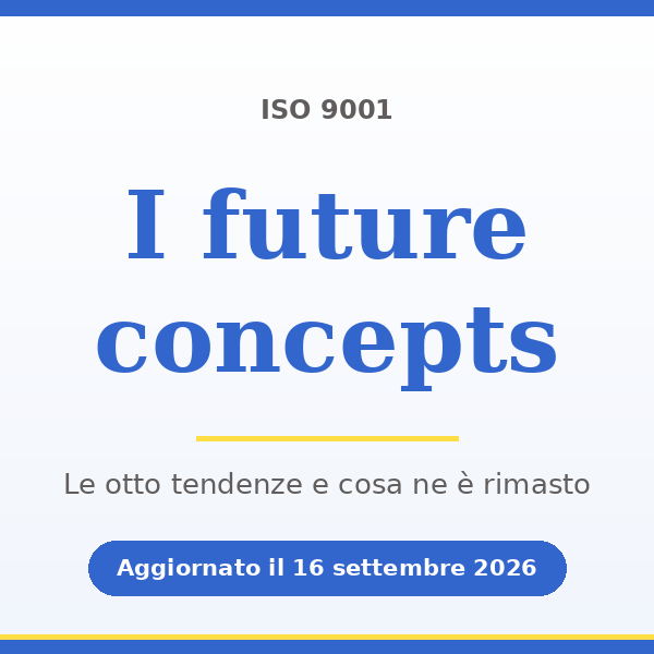 I future concepts della qualità