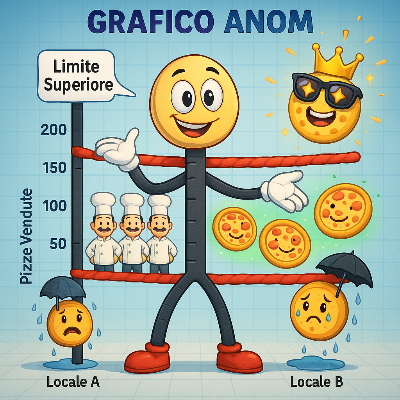 Costruire il grafico ANOM