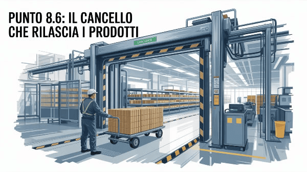 Il cancello che rilascia i prodotti