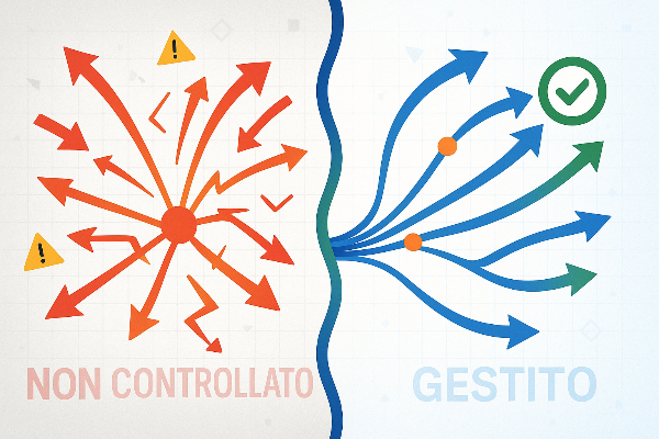 Mantenere sotto controllo i cambiamenti pianificati e gestire quelli imprevisti