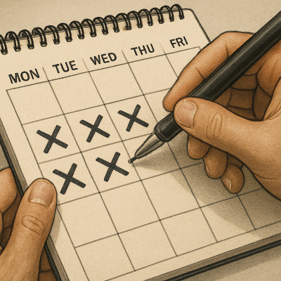 Usare il calendario per non spezzare la catena