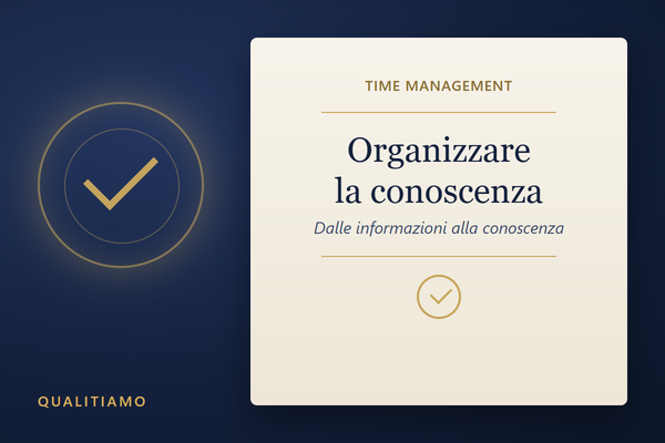 Organizzare la conoscenza