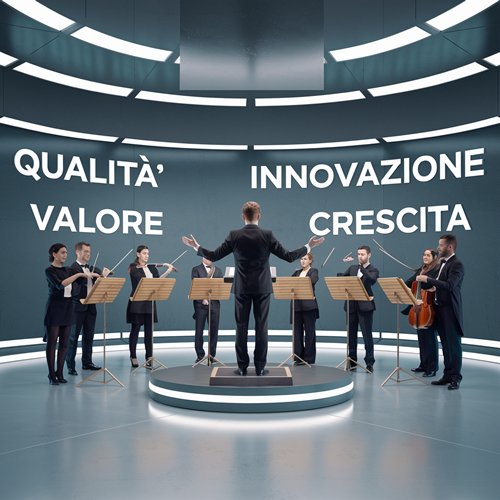 quality manager dirige orchestra non parla di qualità