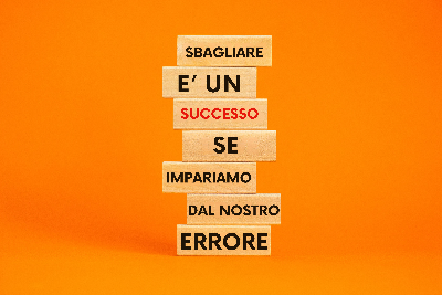Sbagliare può diventare un vero e proprio successo se usiamo i nostri errori per migliorare