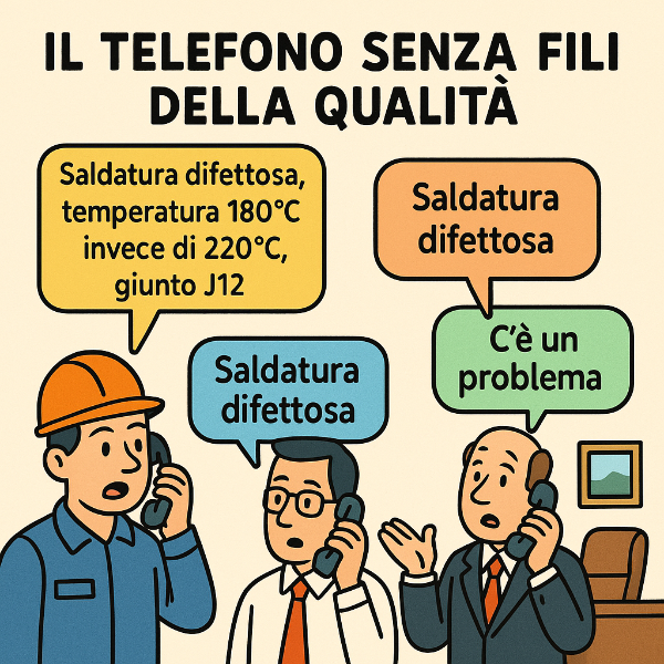 La trasmissione efficace delle non conformità