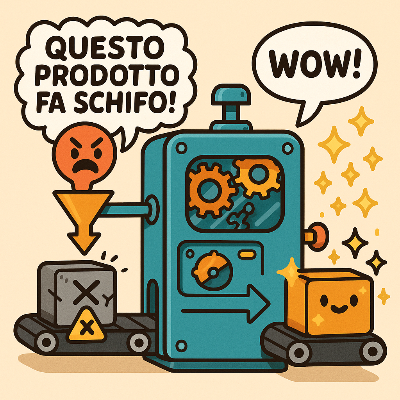 Dal fa schifo alla soddisfazione